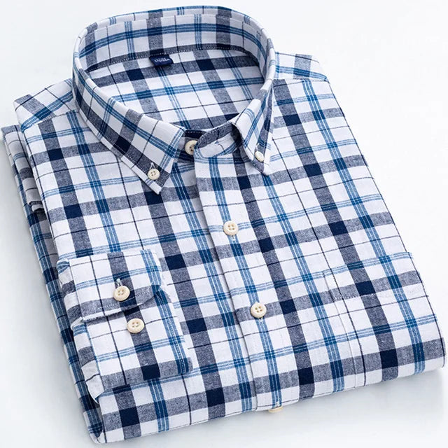 men checkered cotton dress shirt, cotton dress shirt men, formal men shirt, classic checkered shirt, premium menswear