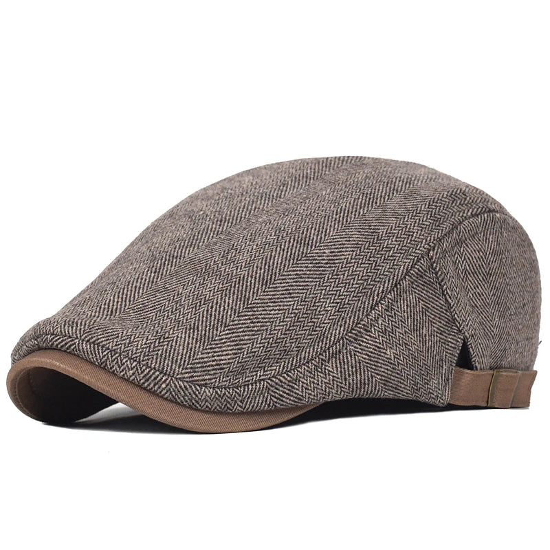 wool beret men, winter hat men, stylish men’s cap, Men’s casual beret, Men’s Beret, beret, adjustable men’s beret