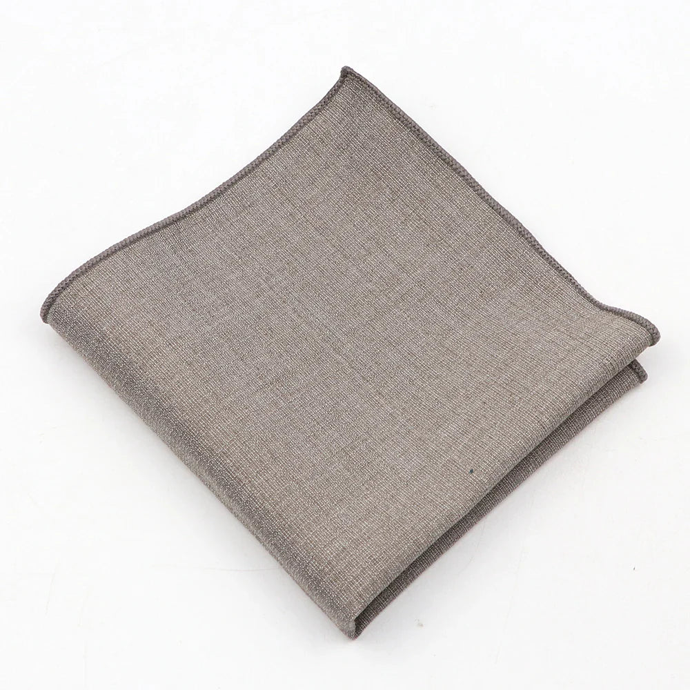 Solid men’s pocket square, minimalist pocket square for suits, bamboo cotton pocket square, wedding pocket square, classic men’s suit accessory