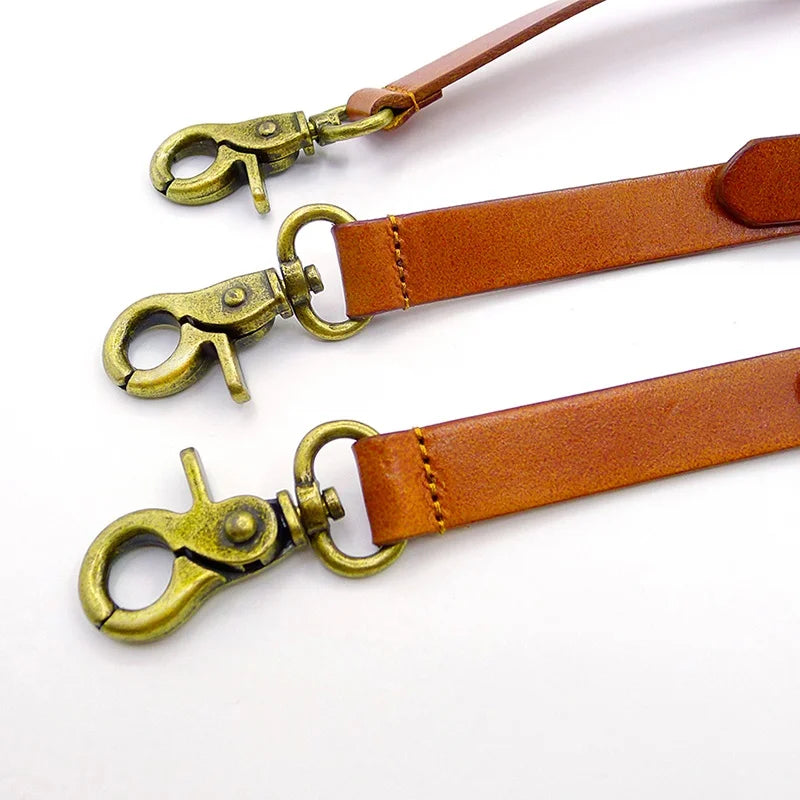Suspenders, men’s suspenders, men’s light brown leather suspenders, men’s leather suspenders, men’s fashion accessories, Leather Suspenders, genuine leather suspenders, classic men’s suspenders