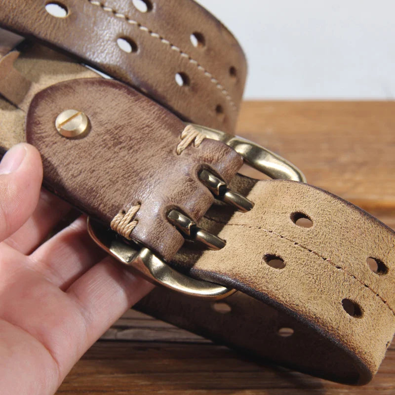 handmade leather belt for men, vintage leather belt men, genuine leather artisan belt, premium men accessories, maximus men accessories