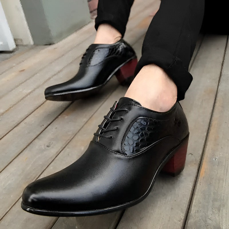 men’s dress shoes, formal men shoes, stylish dress shoes, synthetic leather formal shoes, elegant footwear, business shoes for men, Maximus shoes