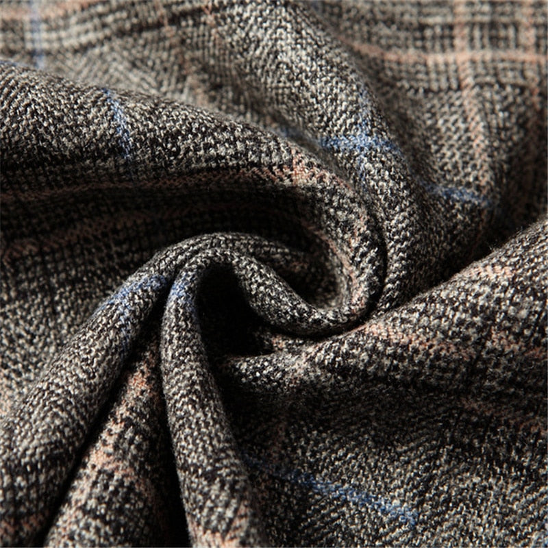 checkered men’s blazer, plaid blazer men, smart casual blazer, Maximus blazer, elegant men’s jacket