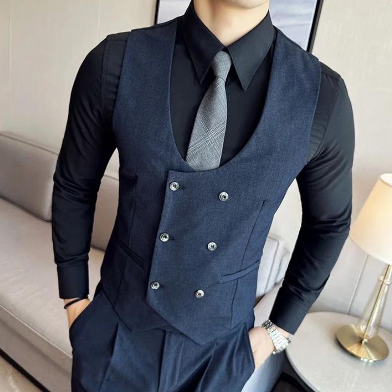 suit, Slim Suit men’s suit, Men’s Slim Suit, Men's Slim Suit, Men's Double-Breasted Suit, Men's Double-Breasted Slim Suit, double-breasted suit