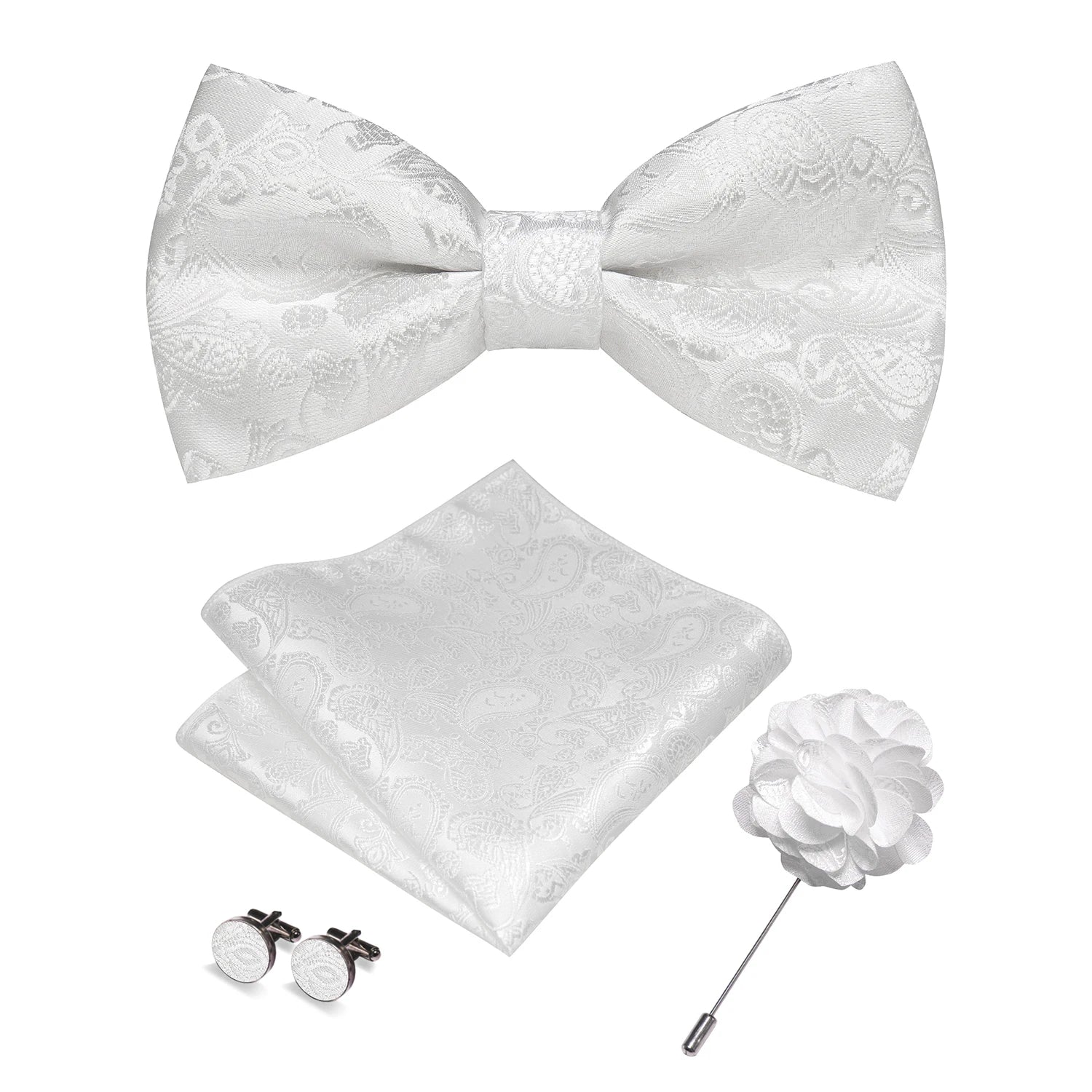 Elegant Patterned Bow Tie Set Maximus