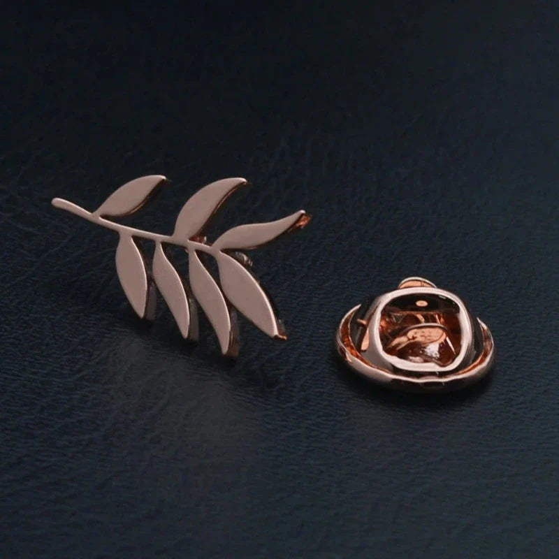 suit brooch, stainless steel lapel brooch, Olive Branch Suit Brooch, olive branch brooch, men’s suit brooch, Men’s Olive Branch Suit Brooch, luxury men accessories, formal suit pin, brooch