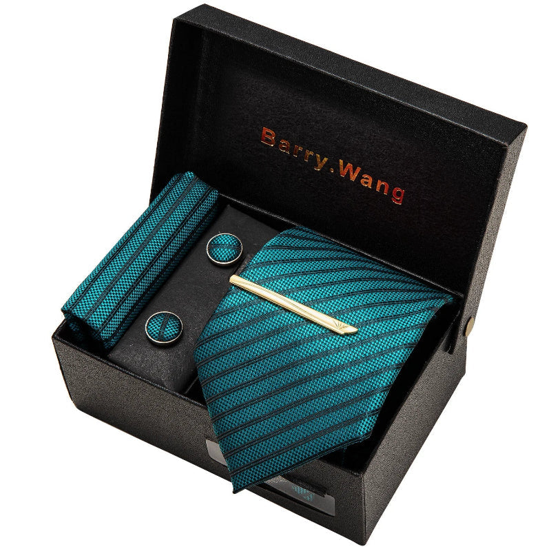 Tie Set, Tie, Striped Tie Set, striped tie gift box, Striped Tie, men’s striped tie set, men striped tie set, maximus men accessories, formal men accessories