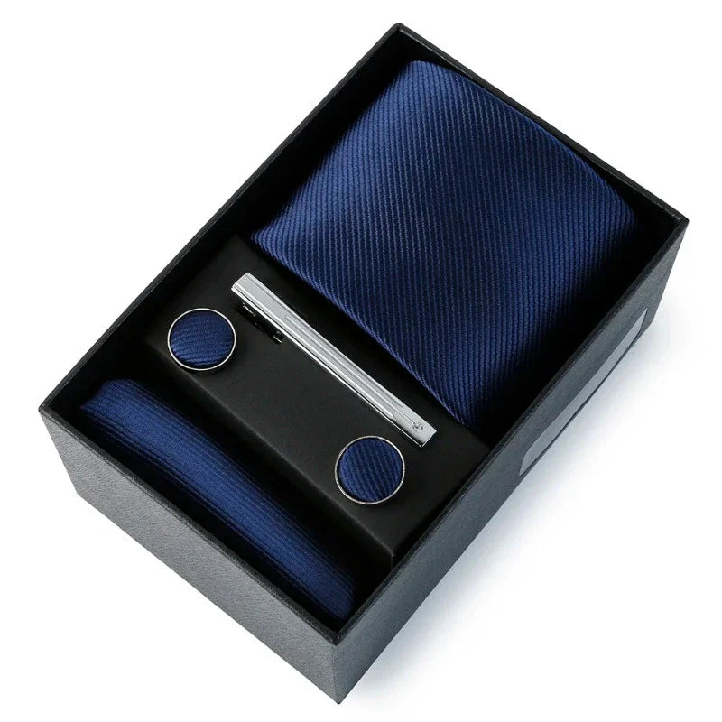 Tie Set, Tie, solid tie set, Solid Tie, men’s solid tie set, men solid tie, maximus men accessories, formal men accessories, classic men tie set
