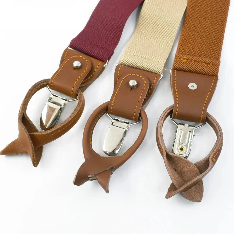men’s elegant suspenders, leather suspenders for men, adjustable men’s suspenders, formal men’s suspenders, men’s fashion accessories, Suspenders, men’s suspenders