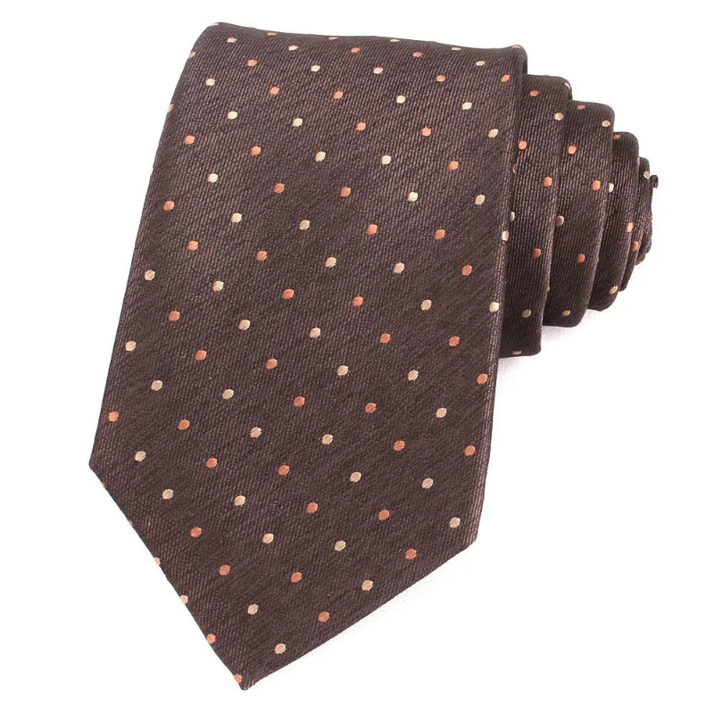 Tie, premium polyester tie, Patterned Tie, Maximus tie, formal floral tie, floral patterned tie for men, elegant men’s necktie, brown floral tie, Brown Floral Patterned Tie
