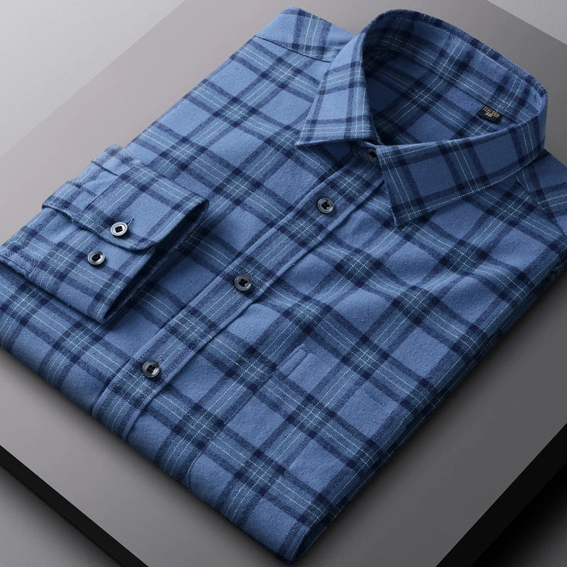Camisa Social Flanela Xadrez