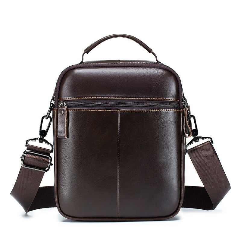 Bolsa Masculina de Couro Genuíno 