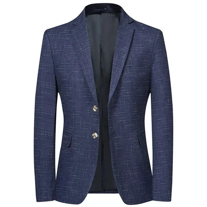 premium striped blazer, men’s slim blazer, elegant men’s blazer, English style blazer, Maximus blazer
