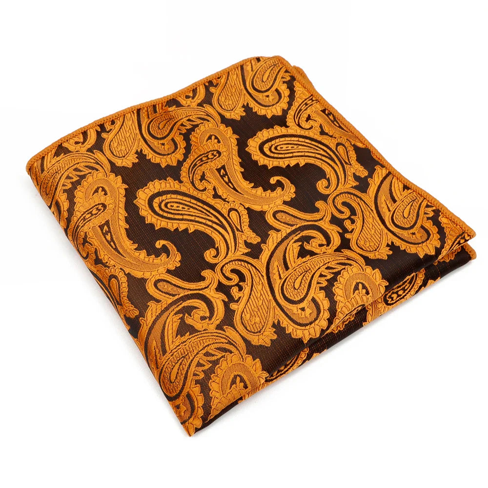 Patterned men’s pocket square, modern pocket square for suits, polyester pocket square, wedding pocket square, stylish men’s suit accessory