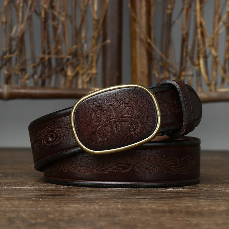 luxury men’s leather belt, premium leather belt for men, cowhide leather belt, men’s luxury accessories, maximus men belt, sophisticated men belt