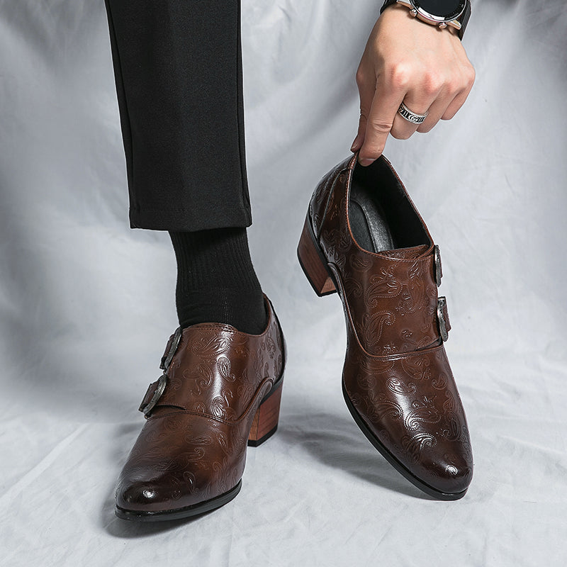 men’s dress shoes, stylish formal shoes, modern dress shoes, synthetic leather shoes, breathable formal footwear, elegant men shoes, Maximus footwear