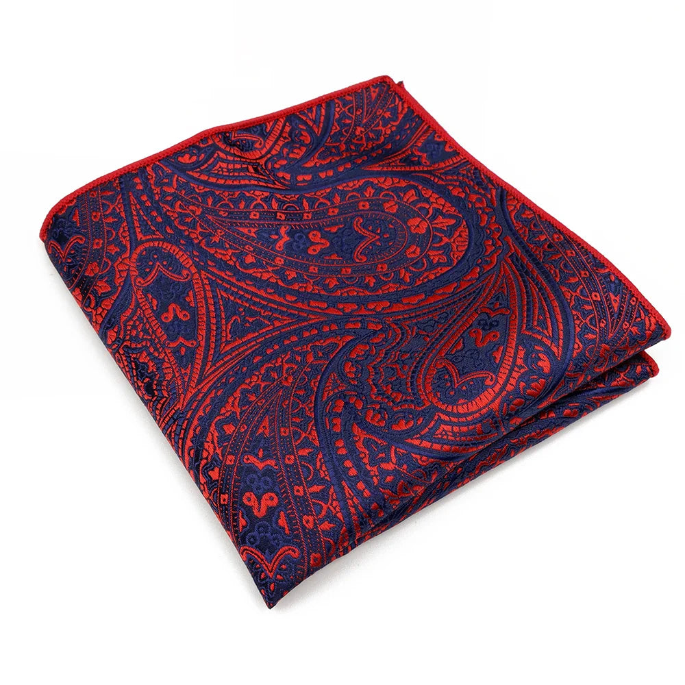 Patterned men’s pocket square, modern pocket square for suits, polyester pocket square, wedding pocket square, stylish men’s suit accessory