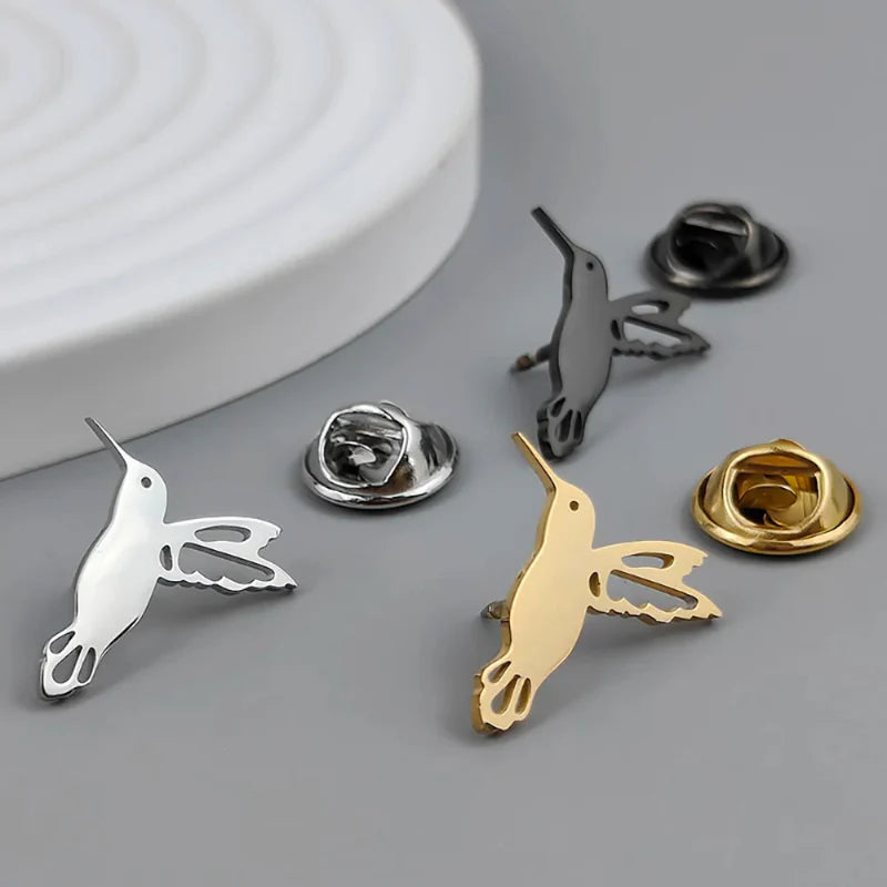 suit lapel brooch men, suit brooch, stainless steel lapel pin, men’s suit brooch, Men’s Hummingbird Suit Brooch, men hummingbird brooch, Hummingbird Suit Brooch, Hummingbird Brooch, formal suit brooch, brooch