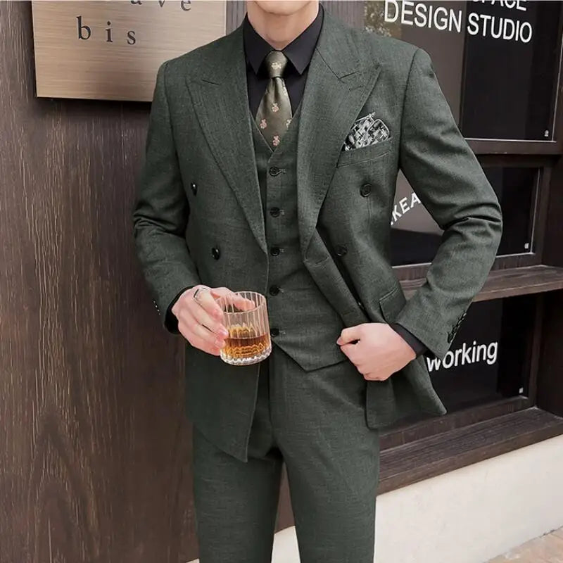 suit, men’s suit, Men’s Elegant Suit, Men’s Elegant Double-Breasted Suit, Men’s Double-Breasted Suit, Men's Double-Breasted Suit, Maximus Men’s Elegant Double-Breasted Suit, elegant suit, double-breasted suit