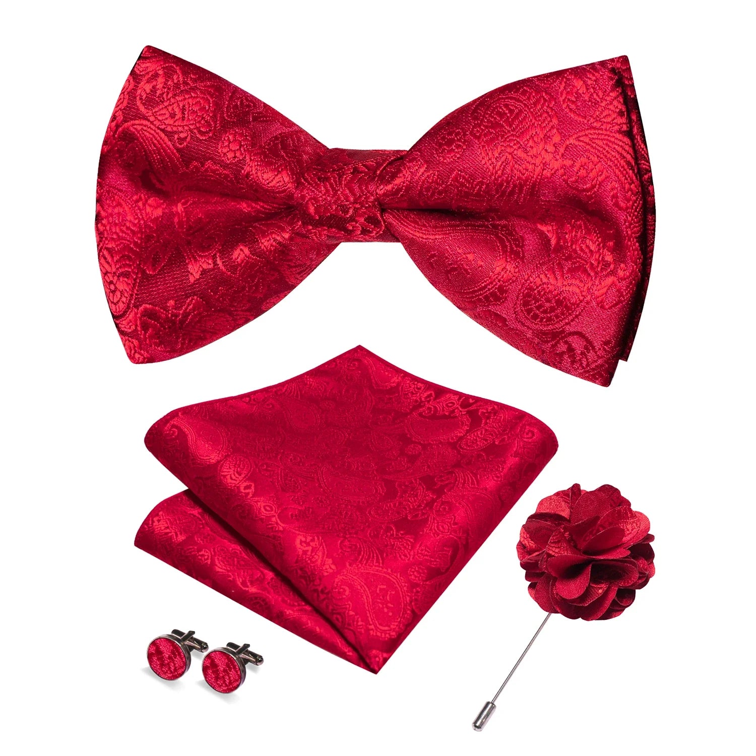 Elegant Patterned Bow Tie Set Maximus