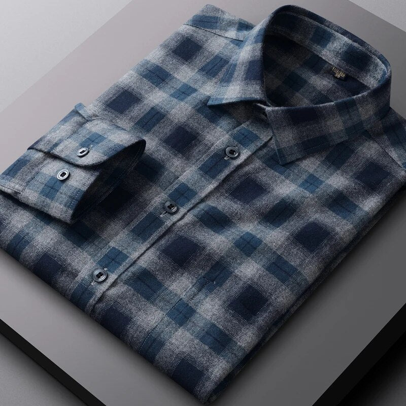 Camisa Social Flanela Xadrez