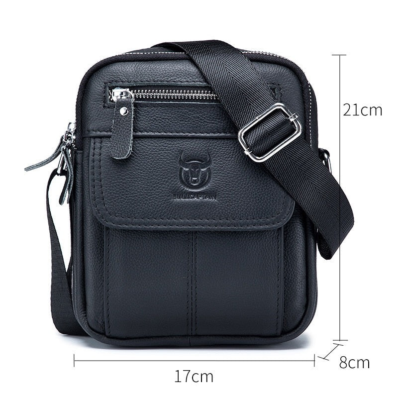 Bolsa Masculina de Couro Genuíno 