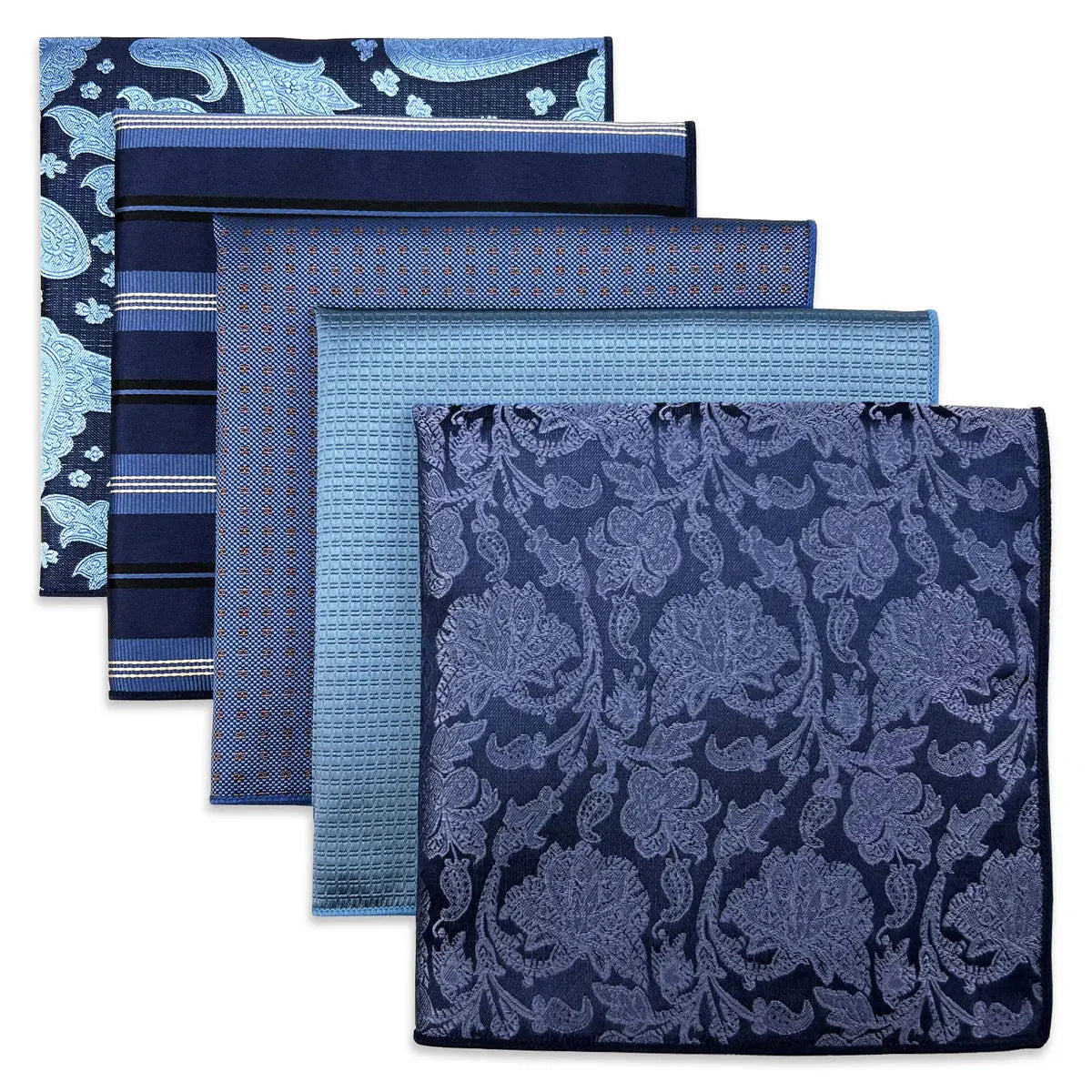 Men’s pocket square set, assorted pocket squares for suits, formal pocket square collection, microfiber pocket square, wedding pocket square set