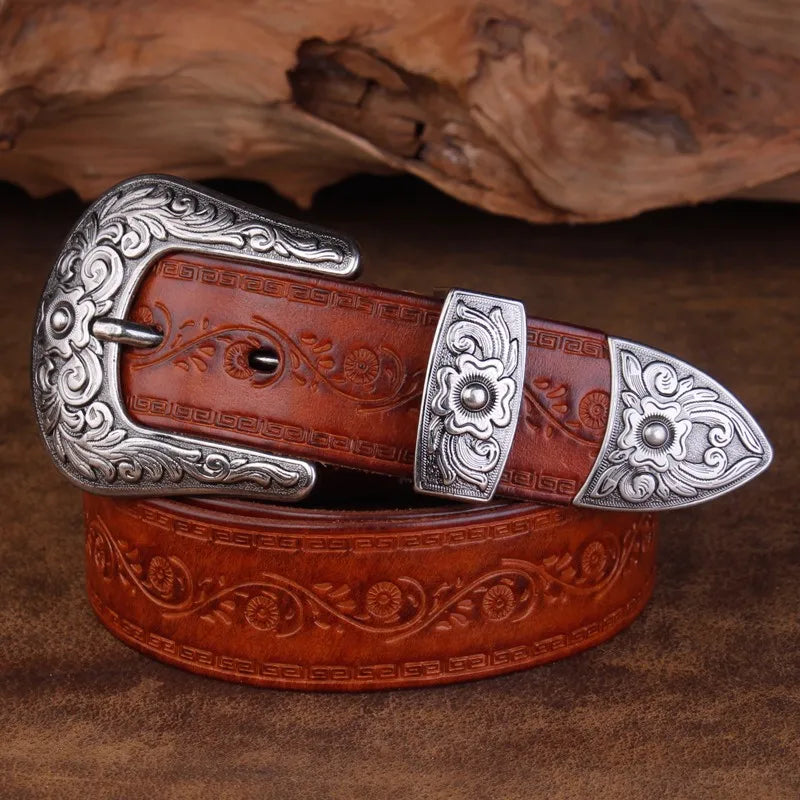 men’s vintage leather belt, genuine leather belt for men, vintage style belt, cowhide leather belt, casual men belt, maximus men accessories