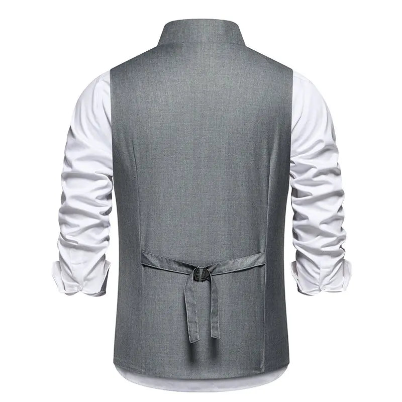 double breasted vest, men’s style vest, smart casual vest, formal men vest, Maximus vest