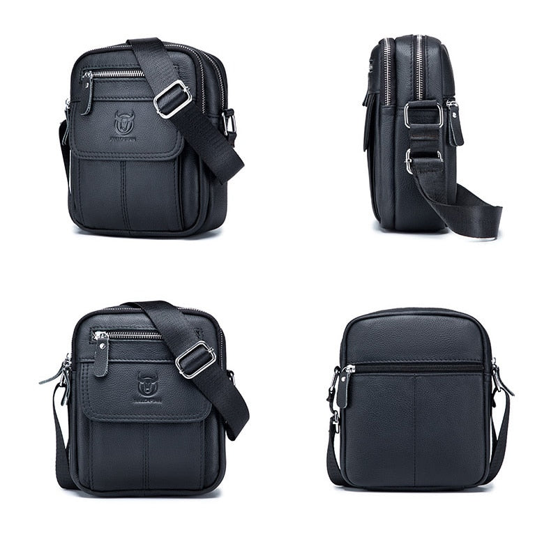 Bolsa Masculina de Couro Genuíno 