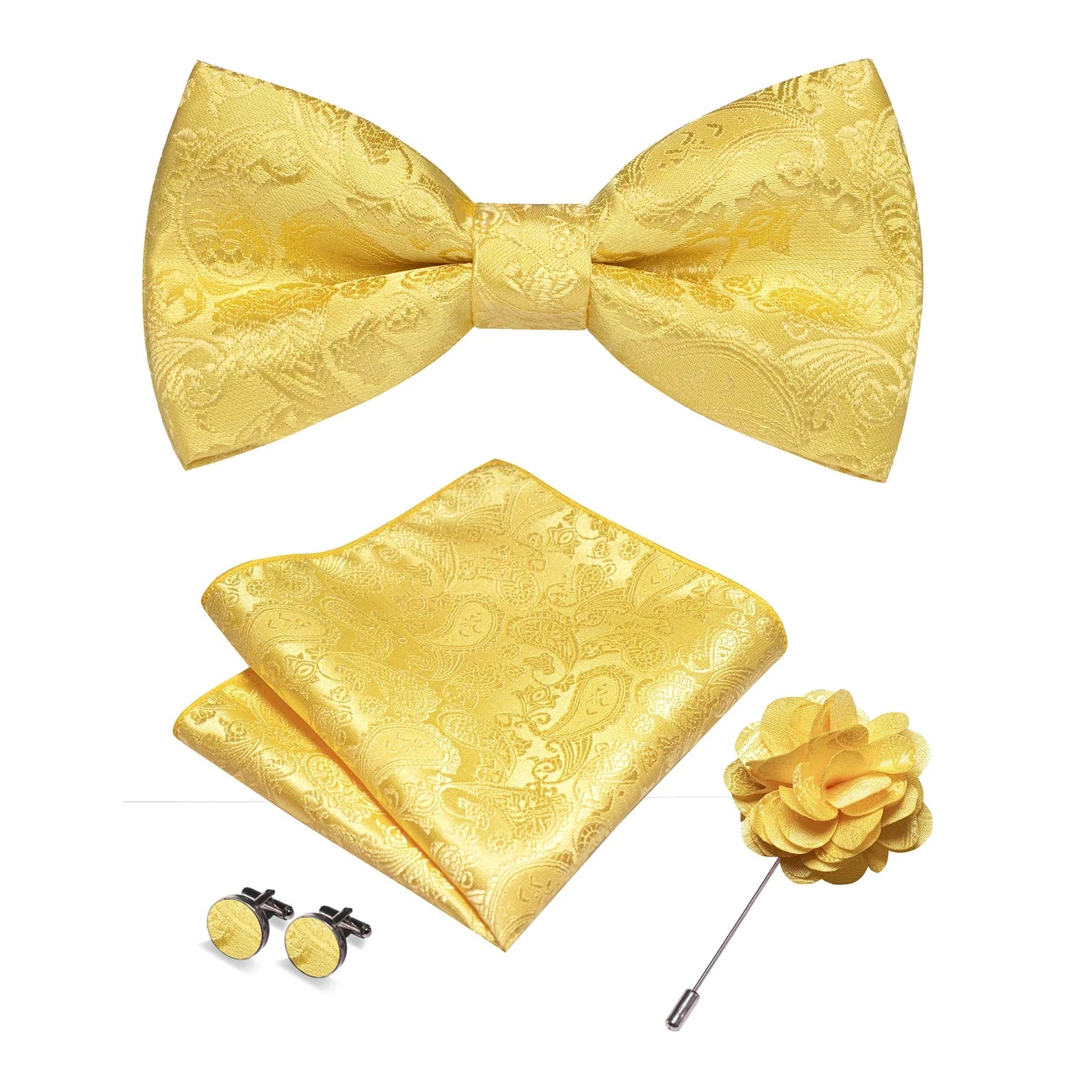 Elegant Patterned Bow Tie Set Maximus