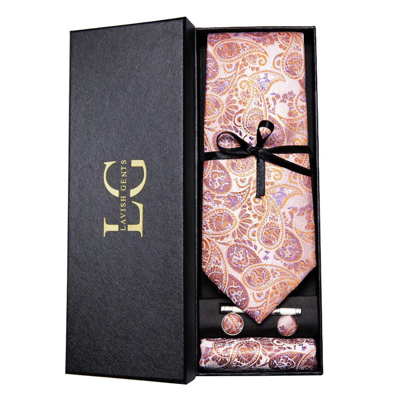 wedding tie gift set, Tie Set, Tie, silk tie and pocket square, patterned tie set, men’s formal accessories set, Maximus luxury, Luxury Tie Set, luxury silk tie set, Luxury Patterned Tie Set, elegant men accessories
