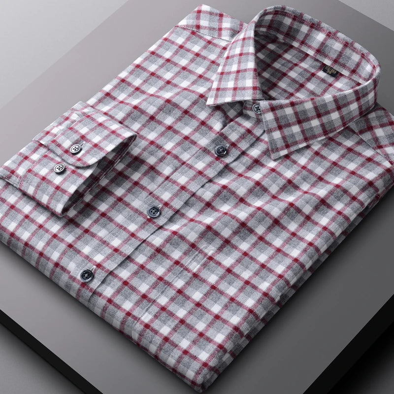 men flannel checkered shirt, plaid flannel shirt men, casual mens flannel shirt, cotton flannel shirt men, premium menswear