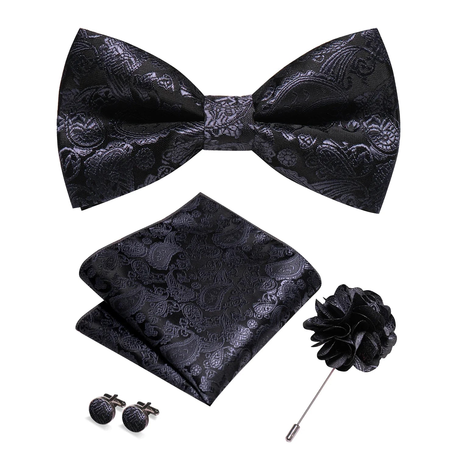 Elegant Patterned Bow Tie Set Maximus