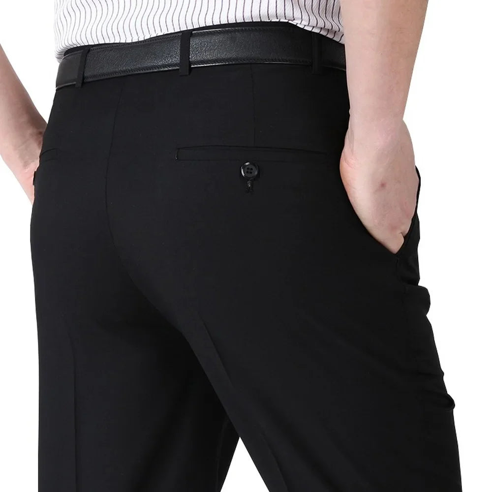 men’s executive dress trousers, formal men’s pants, men’s business trousers, tailored men’s trousers, men’s workwear pants