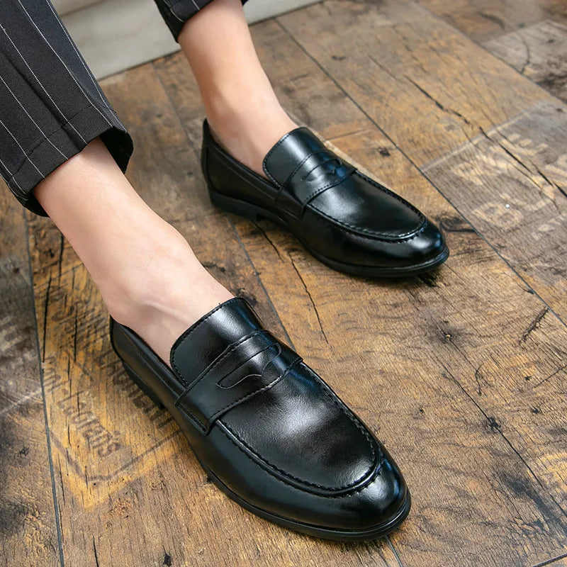 smart casual men shoes, patent leather loafers, men’s elegant loafers, men's loafers, luxury men loafers, loafers, leather loafers, classic men footwear