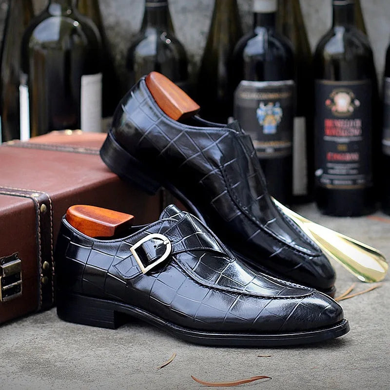 men’s buckle dress shoes, luxury men’s dress shoes, monk strap shoes men, elegant men’s formal shoes, smart casual men’s shoes