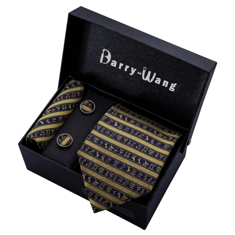 Tie Set, Tie, Striped Tie Set, striped tie gift box, Striped Tie, men’s striped tie set, men striped tie set, maximus men accessories, formal men accessories