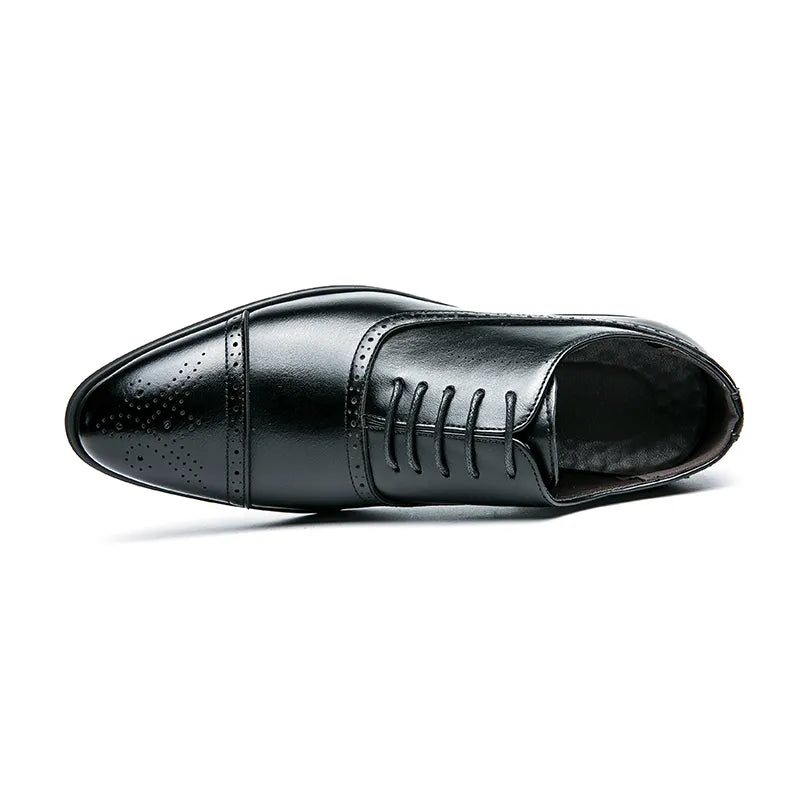 men’s oxford shoes, formal oxford shoes, elegant business footwear, synthetic leather dress shoes, classic formal shoes, Maximus elegance shoes