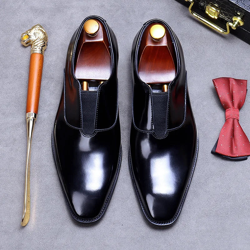 premium leather dress shoes men, slip-on formal shoes men, classic men’s leather shoes, elegant men’s dress footwear, professional men’s formal shoes