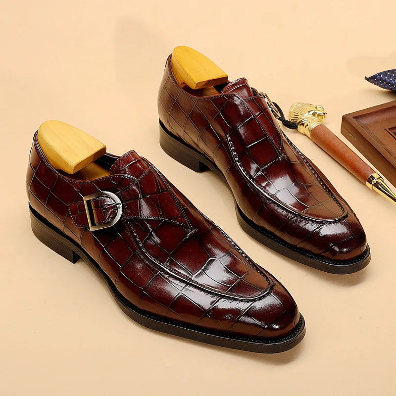 men’s buckle dress shoes, luxury men’s dress shoes, monk strap shoes men, elegant men’s formal shoes, smart casual men’s shoes