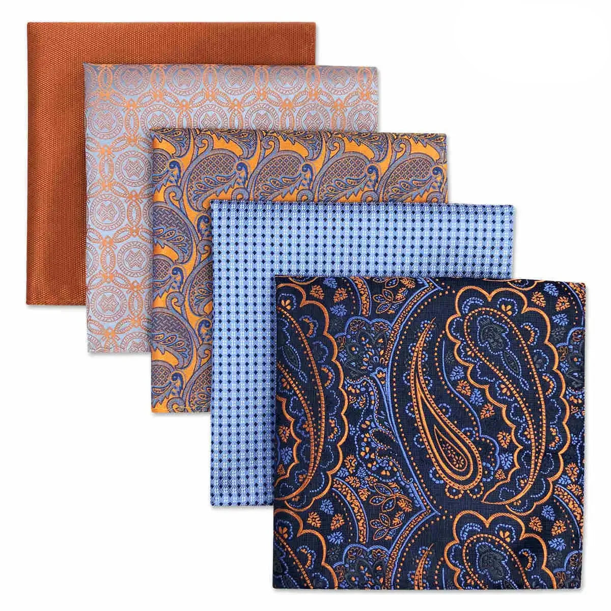 Men’s pocket square set, assorted pocket squares for suits, formal pocket square collection, microfiber pocket square, wedding pocket square set
