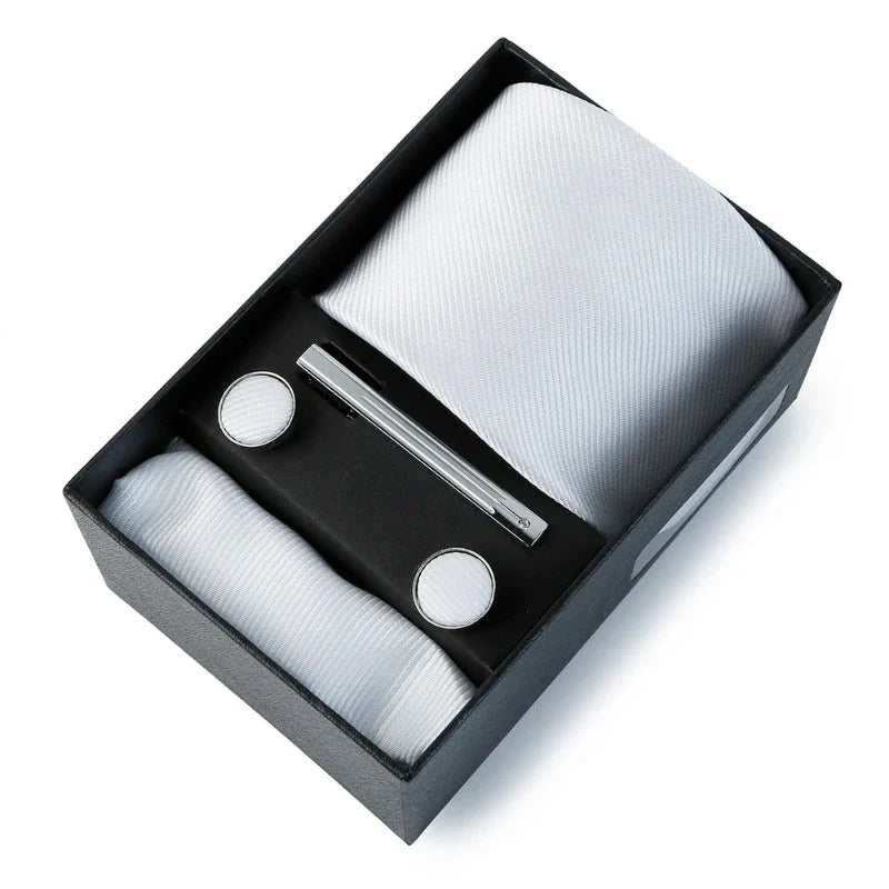 Tie Set, Tie, solid tie set, Solid Tie, men’s solid tie set, men solid tie, maximus men accessories, formal men accessories, classic men tie set