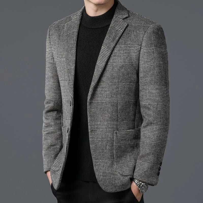 men’s wool blazer, Maximus blazer, smart casual blazer, premium men’s jacket, wool blend blazer