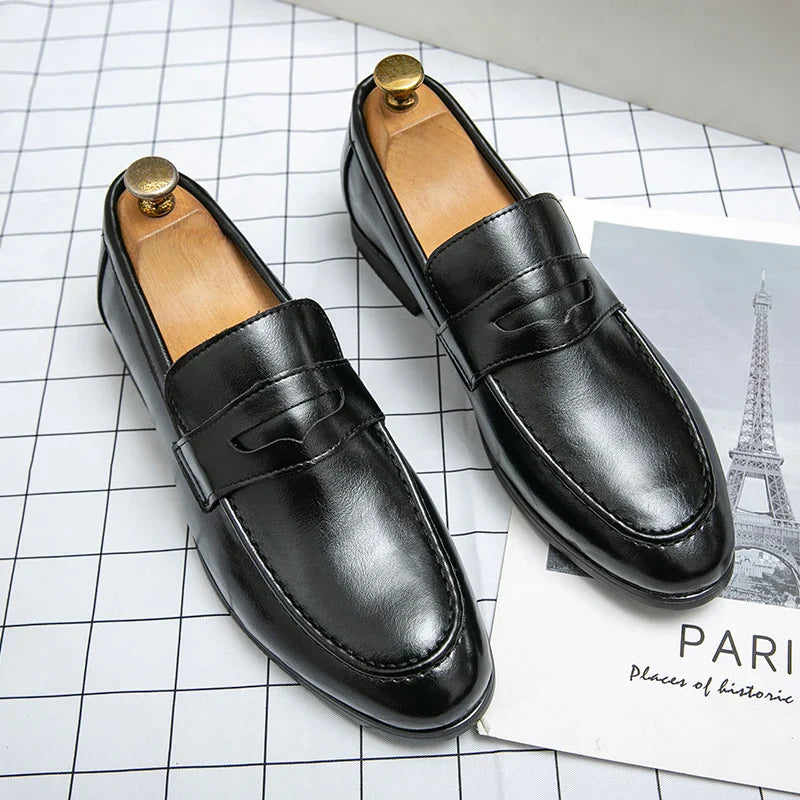 smart casual men shoes, patent leather loafers, men’s elegant loafers, men's loafers, luxury men loafers, loafers, leather loafers, classic men footwear
