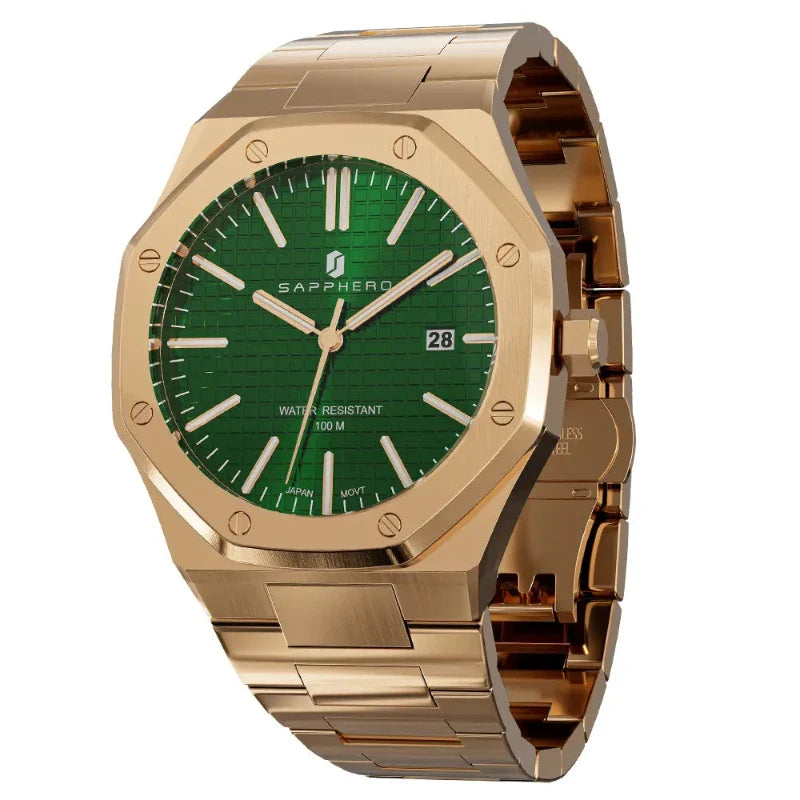 Wristwatch, stainless steel luxury watch, sapphire men’s wrist watch, Quartz Wristwatch, Octagonal men’s watch, Men’s Wristwatch, Men’s Sapphire Wristwatch, Men’s Quartz Wristwatch, Men’s Octagonal Sapphire Wristwatch, luxury men’s wristwatch