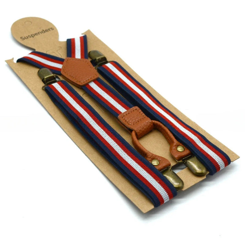 Suspenders, modern men’s suspenders, men’s suspenders, men’s striped suspenders, men’s fashion suspenders, formal men’s accessories, elastic suspenders