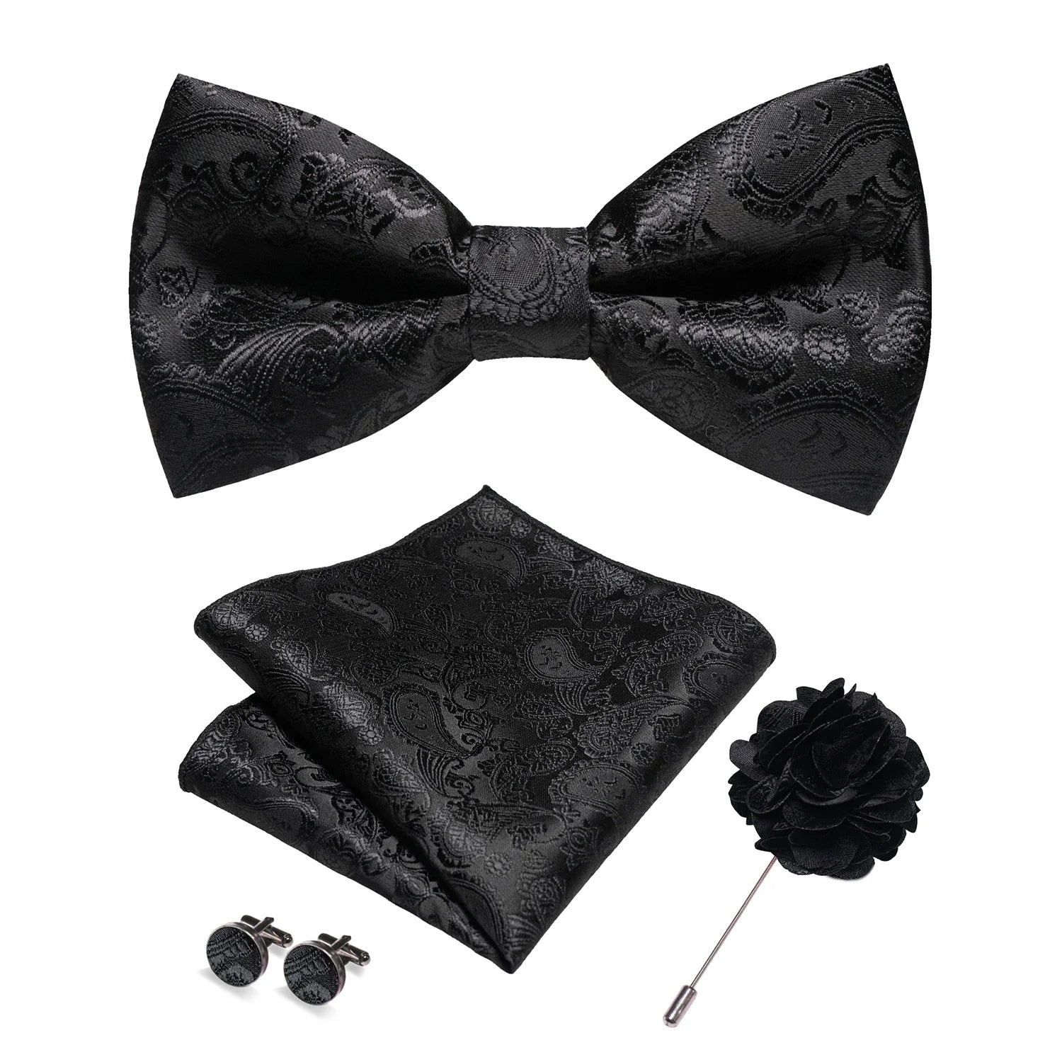 Elegant Patterned Bow Tie Set Maximus