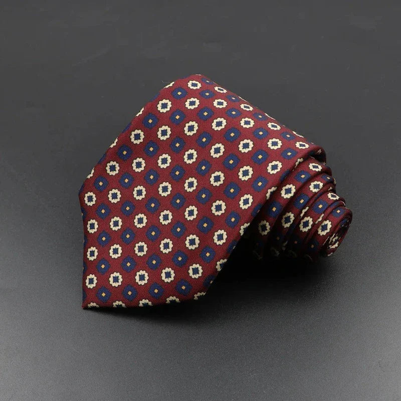 Tie, men’s floral necktie, maximus men accessories, formal men accessories, floral tie for men, Floral Tie, Floral men's Tie, elegant patterned tie