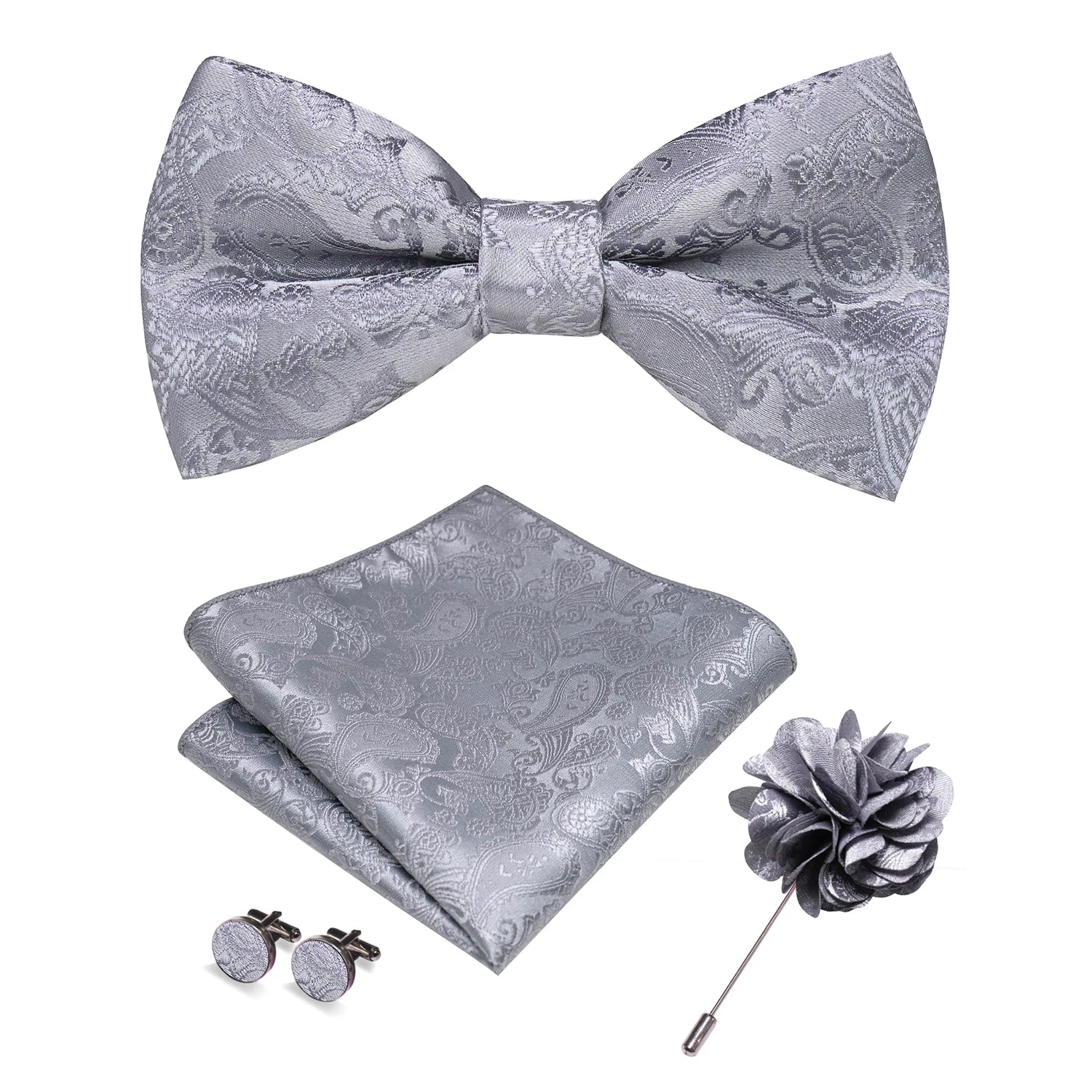 Elegant Patterned Bow Tie Set Maximus